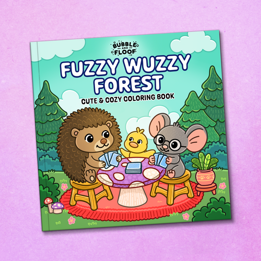 Fuzzy Wuzzy Forest Coloring Book