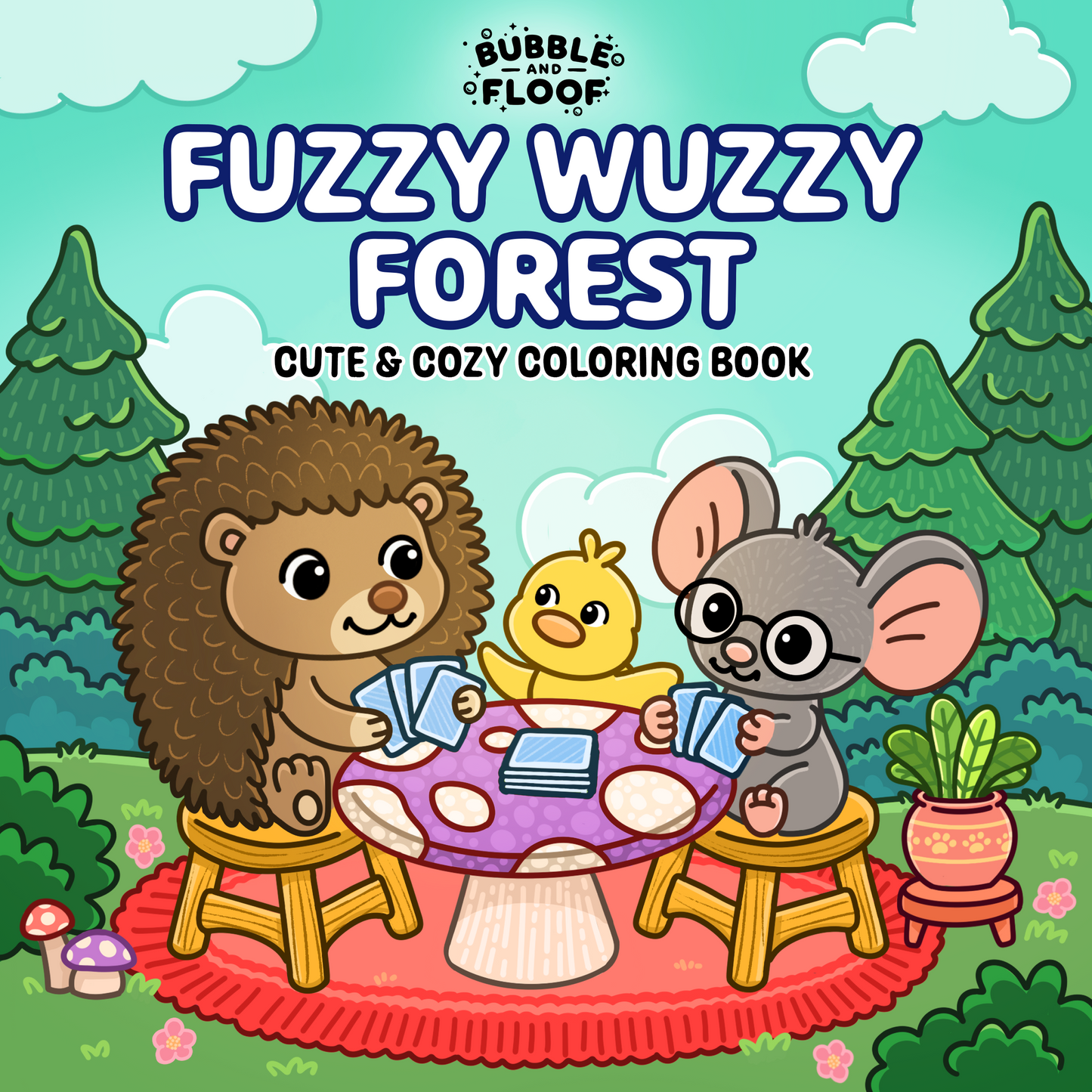 Fuzzy Wuzzy Forest Coloring Book